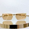 Kwadratowe okulary przeciwsłoneczne Designer Anti Uv400 Okulary przeciwsłoneczne Modne jasne soczewki okulary