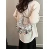 Borse a tracolla Moda coreana Crescent Borsa sotto ascella da donna 2024 Borsa casual portatile di lusso Advanced Sense Paillettes scintillanti