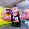 Jätte reklam Uppblåsbar dekoration fabrikspris muskler uppblåsbar muskel man gym Uppblåsbar macho för reklam utanför dekor
