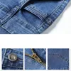 2022 Printemps Été Marque Droite Lâche Léger Jeans Pour Hommes Classique Busin Casual Bureau Taille Haute Mince Jeans y3yk #