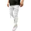 Herrenhose Männer Reißverschluss Reine Overalls Lässige Tasche Sport Arbeitshose Pantalones Hombre Streetwear Joggers Hip Hop Jogginghose Drop Deli Dhcdq