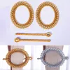 Accessoires 2 stuks Europa Gordijngesp Luxe String Netto Terug Clip Broche Stropdashouder Romeinse ophangingen Accessoires Huishoudelijke Ling Kamer Versieren