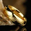 High Quality 18K Color Rings Good Gift Yellow Gold One Ring Of Power Jewelry for Women Men300x