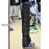 Kvinnors jeans American Camouflage Workwear Pants Spicy Girls Spring and Summer High Maisted Loose Slim Wide Leg Denim