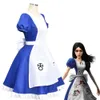 Jogo Alice Madn Returns Cosplay Halen Maid Dres Apr Dr Para Mulheres anime Meninas carnaval dr up party r5G4 #