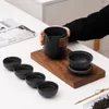 Service à thé Fu Tea 2/4 personnes Dehua pour infuseur voyage maison fabricant Kung tasse Pot ensemble voiture porcelaine chinoise