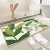 Tappetini da bagno Tappetino floccato Zerbino d'ingresso domestico Microfibra Poliestere Decorazione della porta del bagno Tappeto Doccia Tappeto antiscivolo