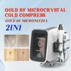 Gold RF Micro-needle Skin Tightening Face Lifting Acne Treatment Scar Removal Microneedle Remove stretch marks Radio Frequency Machine for Beauty Salon Equipment