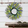 Decorative Flowers Artificial Spring Wreath Flower For Front Door Wall Wedding Farmhouse