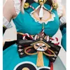 販売前のゲームGenshin Impact Miss Hina/ Gorou Doujin Cospume Costume Maid Uniform Cosplay Hina Cute Dr and Wig 35vq＃