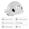 Casques de cyclisme Loebuck Fibre de carbone Fl Brim Casque de sécurité avec lunettes CE Anti Collision Chantier Hard Hat GM850 231017 Dro Dhbrn