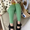 Hosen 2024 Frühling Sommer Mädchen Leggings Candy Farbe Hosen Für Kinder Kinder Kleinkind Strumpfhosen Baby Kleidung 1-10 jahre