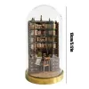 Miniatures The Bay Library Miniature boekenkast Creatieve Mini Library Decorations Angst Bookshelf Home Desktop Decor grappig cadeau voor vrienden