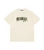 Дизайнерские мужские футболки Классический дизайнерский бренд Cola Классический базовый вышитый значок, свободная хлопковая футболка с круглым вырезом и островом 00308164