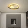 Ceiling Lights Nordic Minimalist LED Golden For Living Room Bedroom Restaurant Iron Aluminum Modern Indoor Warm Decor Luminaire