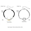 Link Bracelets Sun Whale Moon Bracelet For Men Women Jewelry High-end Zircon Rope Unisex Lover Anniversary Gift