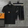 Mens Designer Tracksuits Sportswear Men T-shirt Shorts European and American Style Street Letter Sportswear Couples