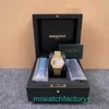 Top AP Wristwatch 77244or.gg.1272or.01 Millennium Series 18K Rose Gold Frost Gold Opal Stone Manual Mechanical Womens Watch