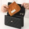 Förvaringspåsar Corduroy-Fabric Elastic Hair Tie Organizer Lätt Portable Makeup Bag For Earphone Jewelry