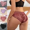 Mutandine da donna Indumenti intimi in pizzo di alta qualità Comodo bikini per le donne Confezione in cotone traspirante con design elastico a vita bassa