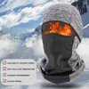 Bandanas GOBYGO Chaleur Escalade Balaclava Randonnée En Plein Air Cyclisme Camping Coupe-Vent Unisexe Chapeaux Plus Velours Doux Masque Doux Pour La Peau