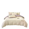 Bedding Sets Cotton Embroidered Shell Edge Four-piece Suit Light Luxury Wind Household Bed Set Sheets Quilt Cover.