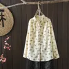 Blouses pour femmes fines et élégantes pour femmes, hauts de printemps Mori Girls, chemises imprimées douces et amples en coton potelé