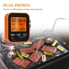 ゲージのプローブキッチンサーモショームタイマー用バーベキュー温度計グリル温度計料理肉食品デジタルワイヤレス温度