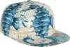 Ball Caps Blue Seahorse mapa morska wzór płaski rachunek kapelusz unisex snapback czapka baseballowa w stylu hip -hopowym