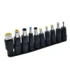 1Set(10Pcs) Universal for Notebook Laptop DC Power Charger Supply Adapter Tips Connector Jack to Plug Charging