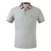 Дизайнерские мужские повседневные рубашки Mens Paul Polos Tshirts Вышивка логотип бизнес -одежда с длинным рукавом Slim Late