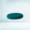 Chair Covers Stool Breathable Bar Washable Round Cushions Elastic Cover Protector ( Green 30- 38cm In