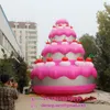 Bola inflable gigante de 4m y 13 pies de altura para publicidad de pasteles, suministros para fiestas de cumpleaños y decoración de conciertos