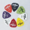 100 st -tjocklek gitarr plockar ABS Smooth Mediator Plectrum Puas Guitarra Palheta Musikinstrument