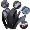 Plecak Mężczyzna przenośni duże pojemności biznesowe w torbie podróżniczej w Water-Waterproof Waterbag Office Laptop USB Chargin