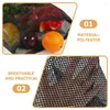 Laundry Bags 10 Pcs Mesh Drawstring Storage Clothes Beam Port For Vegetable Polyester Small