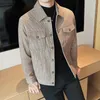 2022 Herbst Winter Neue Hahnentritt Jacken Männer Slim Revers Kurze Casual Plaid Mantel Busin Social Windjacke Jacke Streetwear I8lQ #