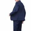 1 Set Outfit Blazer Pants LG Sleeve Pure Color Single Breasted Suit Trendy Slimming Pure Color Blazer Pants for Party M0ju#