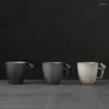 Tea Cups Japanese Style Coarse Pottery TeaCup Ceramic Single Master Cup Creative Set Small Bowl Mug