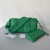 Designer de moda cassete crossbody saco preto verde nylon mulheres sacos de ombro zíper fechado qualidade superior senhora vestido bolsa bolsa com caixa