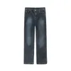 iefb Autunno vintage jeans da uomo coreano fi tubo dritto pantaloni casual allentati fondo diviso pantaloni in denim alla moda nuovo 9Y4515 Q3Kh #