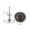 Gauges Stainless Steel BBQ Smoker Grill Thermometer Temperature Gauge 50800 Degrees Fahrenheit 10400 Degrees Celsiu Food Cooking Oven