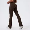 Lu Align Calça Perna Larga Calça Feminina Leggings Cinto Cruzado Calças Apertadas de Yoga Pilates Leggings Queimadas Tecido Macio Alta Elástico Tipo Esportivo Limão Esportes 2024