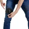 Jeans pour hommes en plein air moto équitation plusieurs poches résistant à l'usure pantalon droit Jogging décontracté mode pantalon