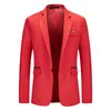 Mens New Fi Solid Color Suit Eur Taille Busin Mens Blazer Veste G4CO #