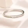 K bangle silver bracelet bracelets for women small wrist stainless steel Bangle to make women braclet classical retro style with diamond Bangles Trendy Elegant