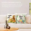 Easter bunny egg linen pillowcase sofa cushion cover home decoration can be customized for you 40x40 50x50 60x60 45x45 240318