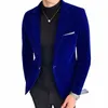 2023 Spring Veet Wedding Dr Coat Mens Blazer Jacket FI Casual Suit Jacket Stage Men's Busin Blazers Costume Homme R3KL#