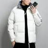 2023 Зимняя теплая куртка мужская с воротником-стойкой ветрозащитная повседневная толстая мужская свободная куртка высокого качества большого размера 8Xl V6NN #