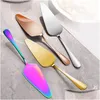 Cake Tools Stainless Steel Baking Cakes Shovel Pie Pizza Cheese Knife Divider Knives Birthday-Cakes Shovels Cutter T9I002578 Drop Deli Dhmn2